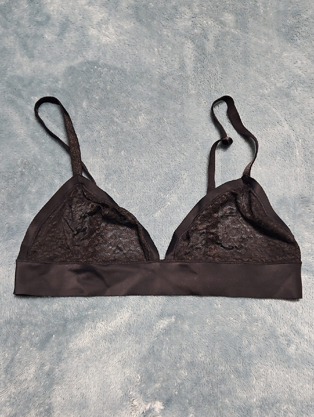 Victoria Secert Black Lace Triangle Bralette